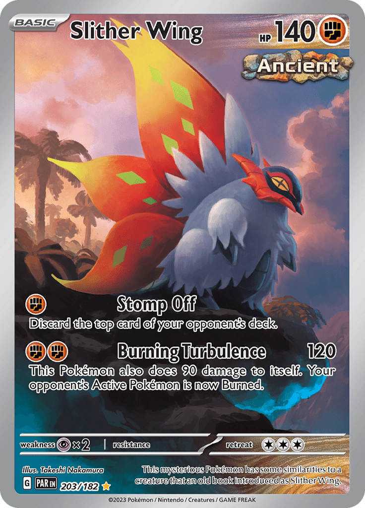 Slither Wing (203/182) [Scarlet & Violet: Paradox Rift] Pokemon Single Pokémon  | Multizone: Comics And Games