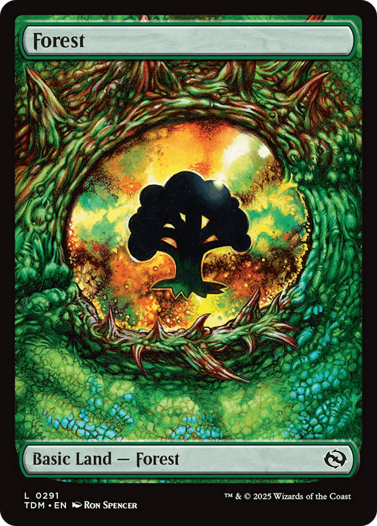 Forest (0291) [Tarkir: Dragonstorm] MTG Single Magic: The Gathering  | Multizone: Comics And Games