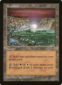 Brushland (Oversized) [Oversize Cards] MTG Single Magic: The Gathering  | Multizone: Comics And Games