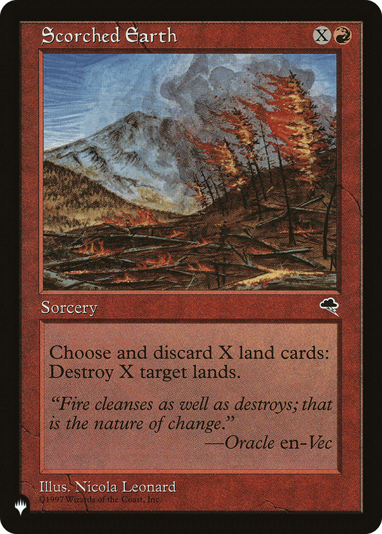 Scorched Earth [The List] MTG Single Magic: The Gathering  | Multizone: Comics And Games