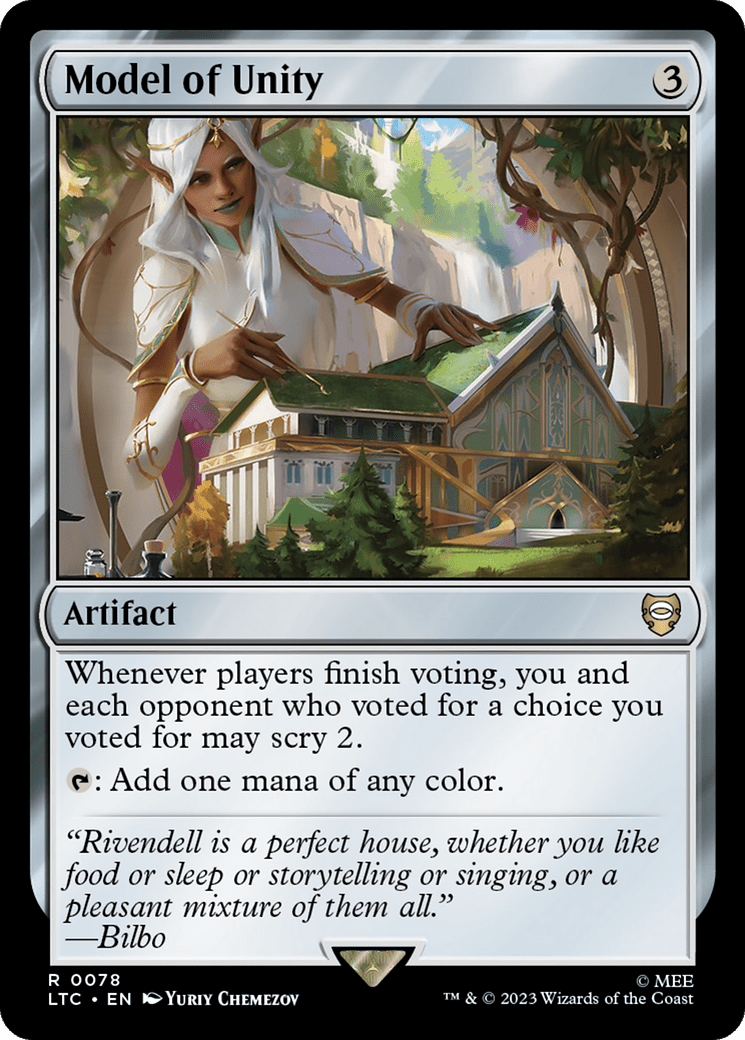 Model of Unity [The Lord of the Rings: Tales of Middle-Earth Commander] MTG Single Magic: The Gathering  | Multizone: Comics And Games