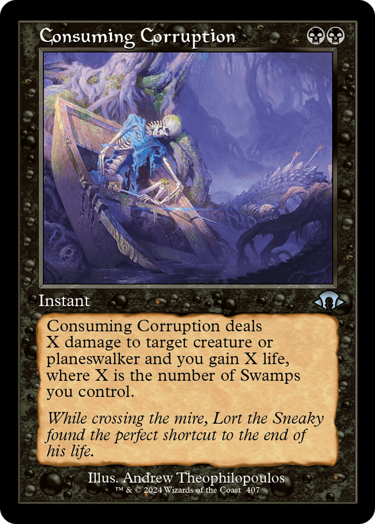 Consuming Corruption (Retro) [Modern Horizons 3] MTG Single Magic: The Gathering  | Multizone: Comics And Games