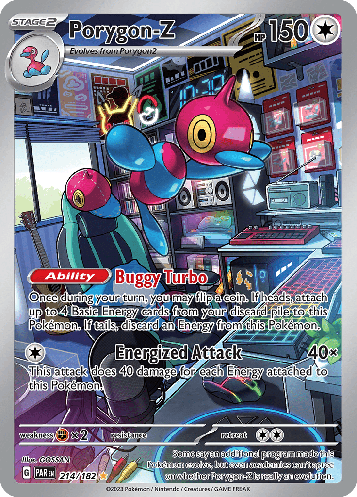 Porygon-Z (214/182) [Scarlet & Violet: Paradox Rift] Pokemon Single Pokémon  | Multizone: Comics And Games