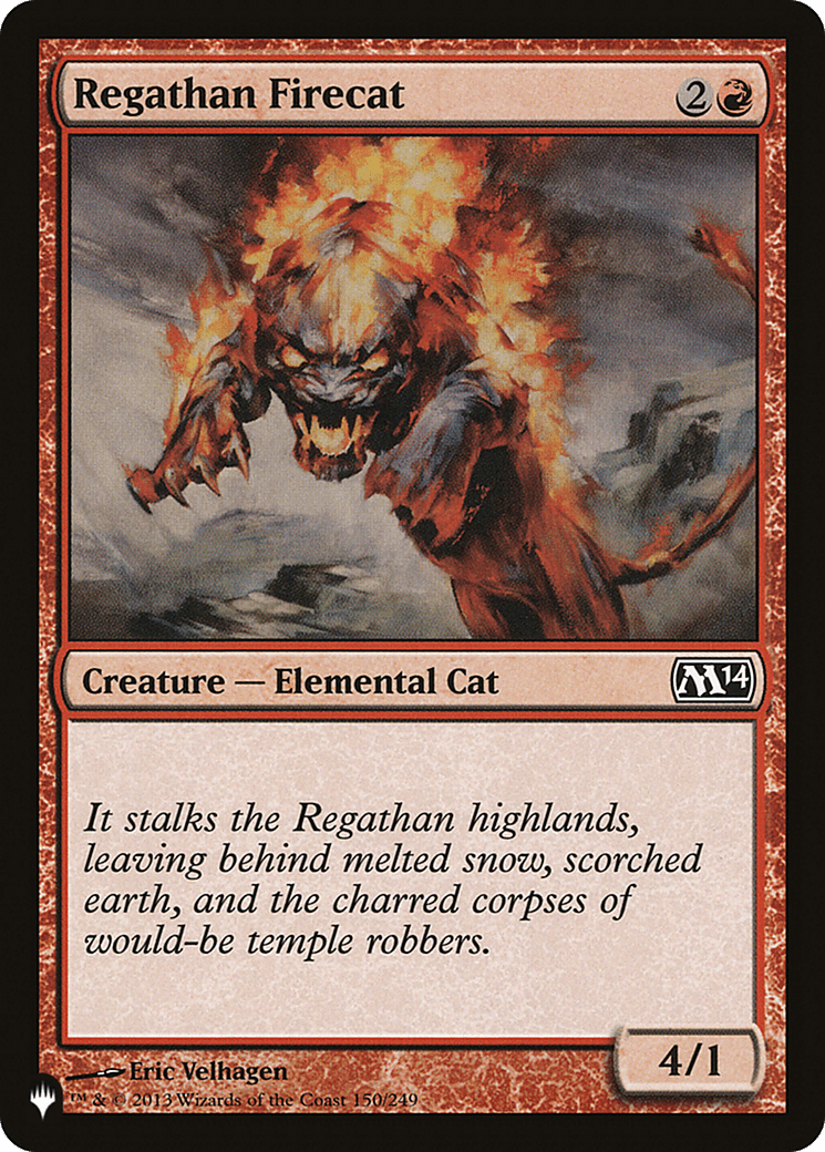 Regathan Firecat [The List] MTG Single Magic: The Gathering  | Multizone: Comics And Games