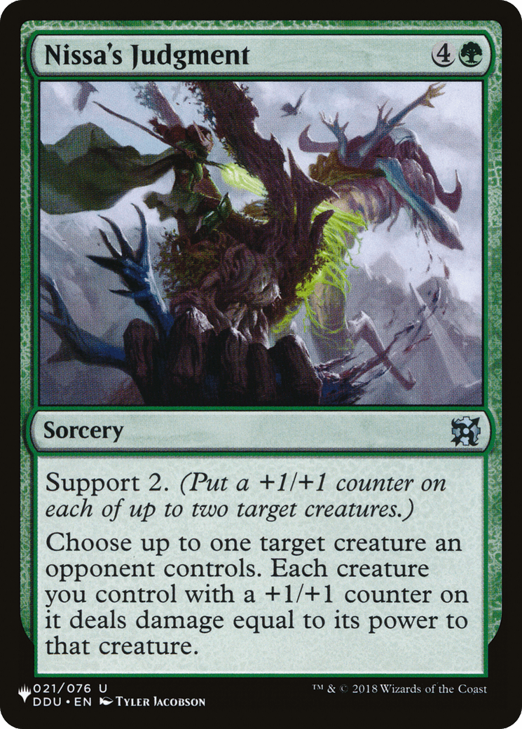 Nissa's Judgment [The List] MTG Single Magic: The Gathering  | Multizone: Comics And Games