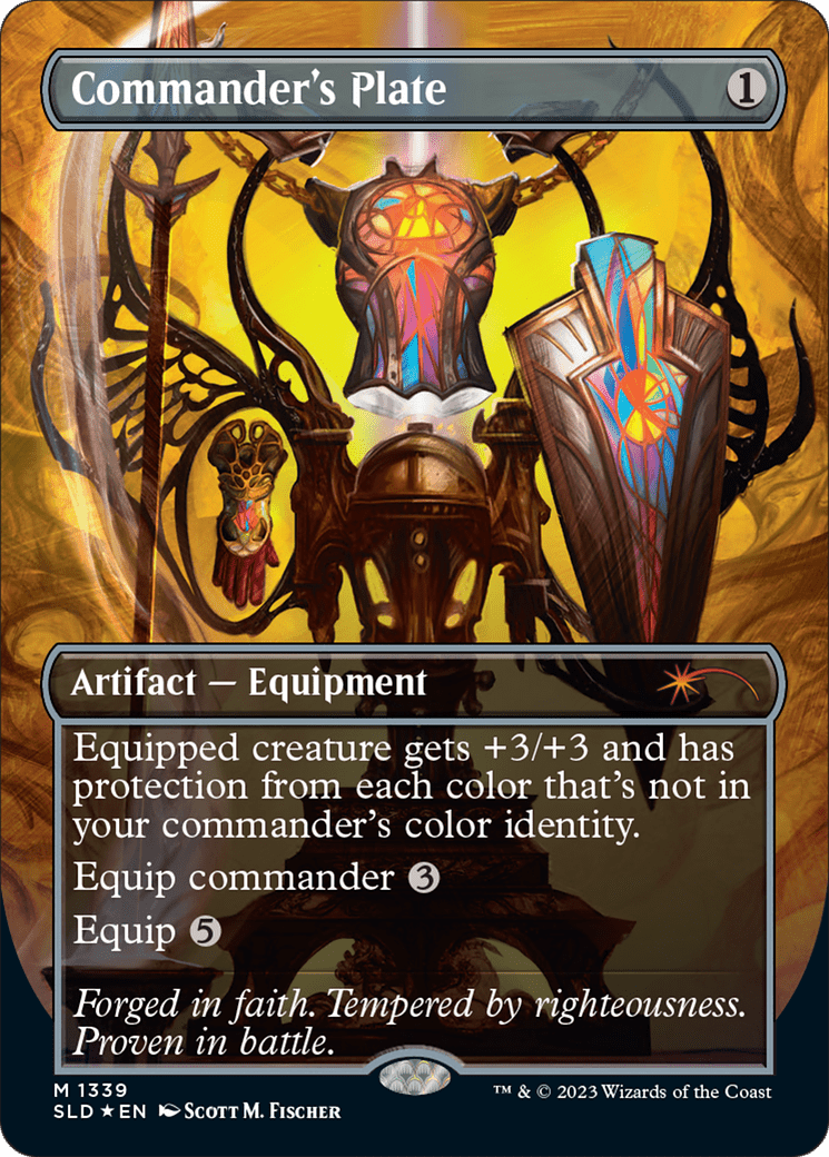 Commander's Plate [Secret Lair Drop Series] MTG Single Magic: The Gathering  | Multizone: Comics And Games