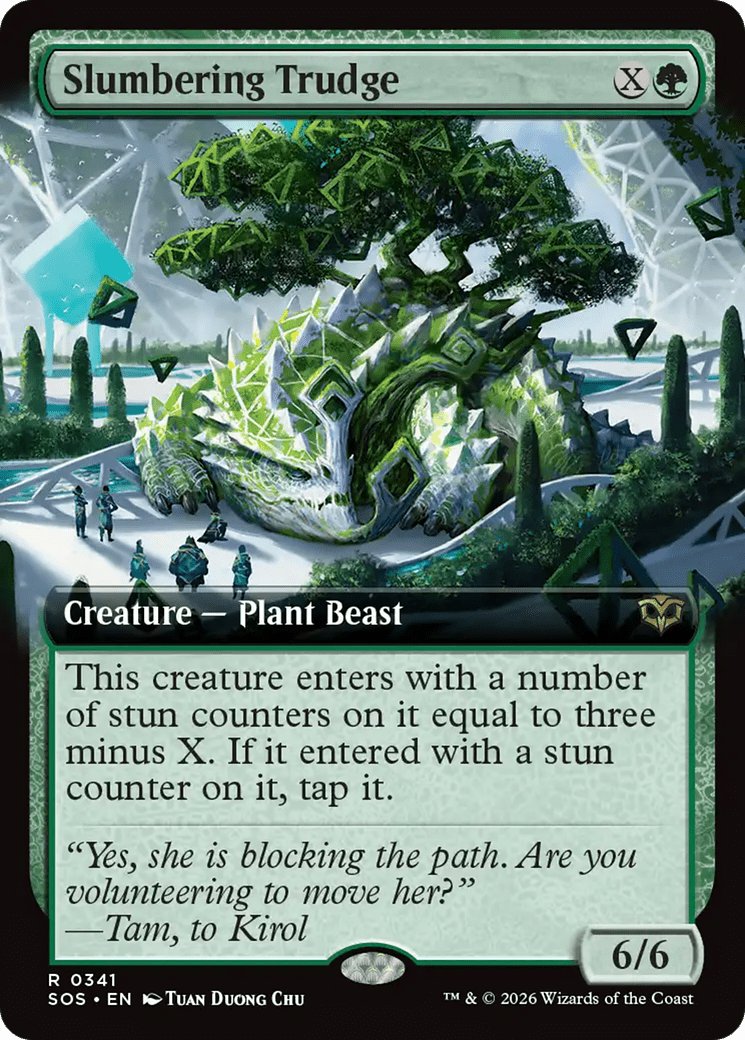 Slumbering Trudge (Extended Art) [Secrets of Strixhaven] MTG Single Magic: The Gathering  | Multizone: Comics And Games