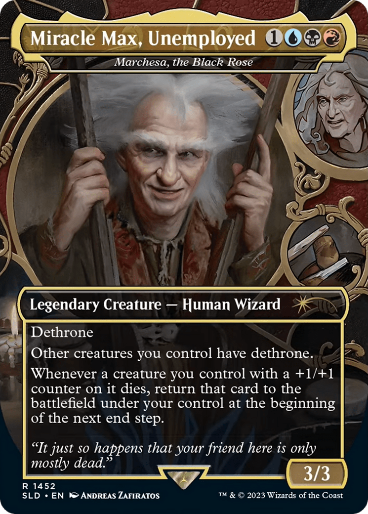 Miracle Max, Unemployed - Marchesa, the Black Rose [Secret Lair Drop Series] MTG Single Magic: The Gathering  | Multizone: Comics And Games