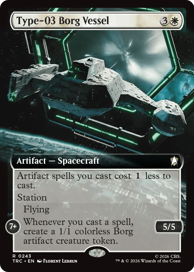 Type-03 Borg Vessel (Extended Art) [Star Trek Commander] MTG Single Magic: The Gathering  | Multizone: Comics And Games
