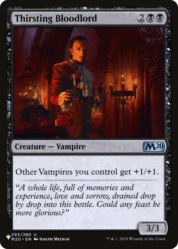 Thirsting Bloodlord [The List] MTG Single Magic: The Gathering  | Multizone: Comics And Games