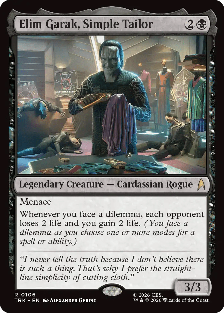 Elim Garak, Simple Tailor [Star Trek] MTG Single Magic: The Gathering  | Multizone: Comics And Games