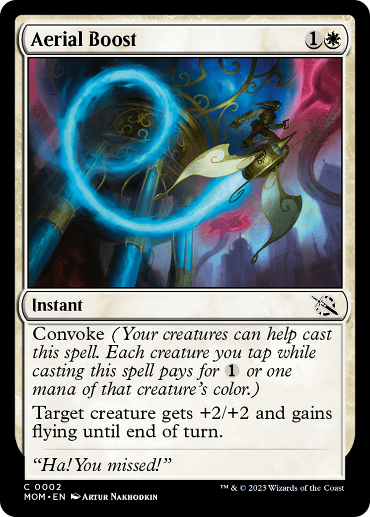 Aerial Boost [March of the Machine] MTG Single Magic: The Gathering  | Multizone: Comics And Games