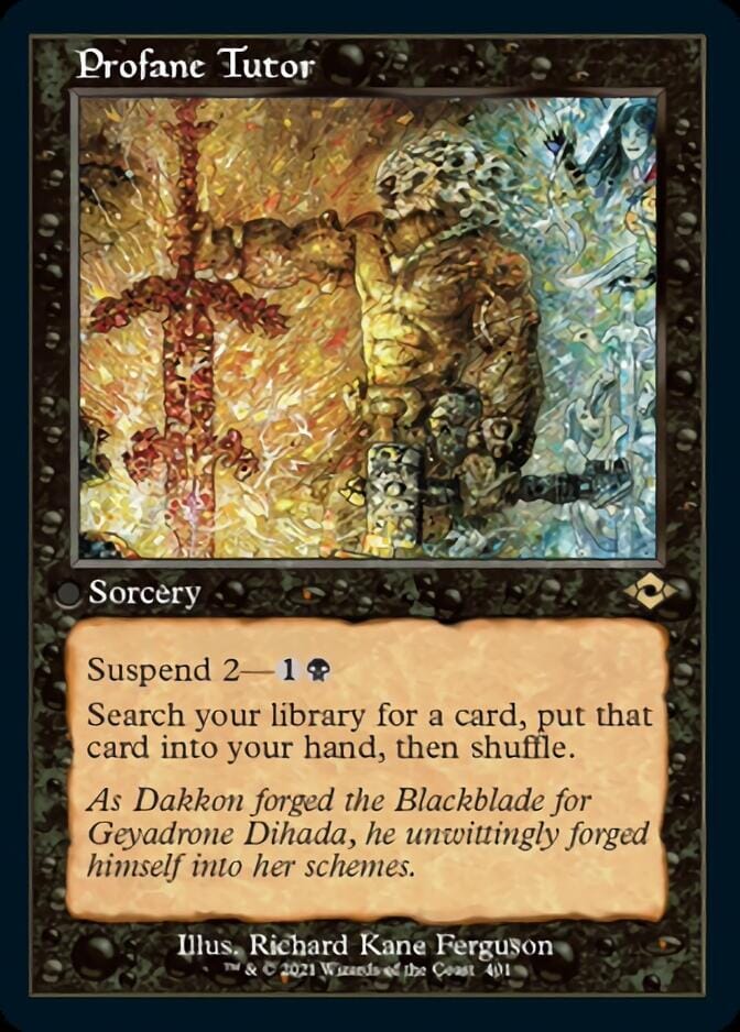 Profane Tutor (Retro Foil Etched) [Modern Horizons 2] MTG Single Magic: The Gathering  | Multizone: Comics And Games