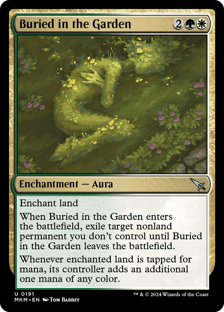 Buried in the Garden [Murders at Karlov Manor] MTG Single Magic: The Gathering  | Multizone: Comics And Games