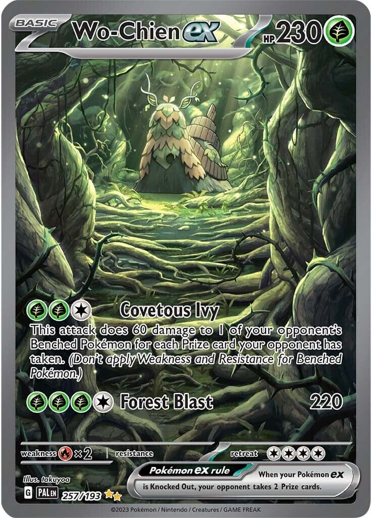 Wo-Chien ex (257/193) [Scarlet & Violet: Paldea Evolved] Pokemon Single Pokémon  | Multizone: Comics And Games