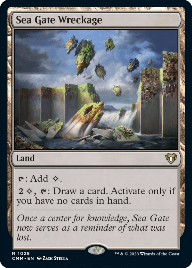 Sea Gate Wreckage [Commander Masters] MTG Single Magic: The Gathering  | Multizone: Comics And Games