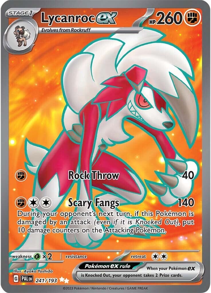 Lycanroc ex (241/193) [Scarlet & Violet: Paldea Evolved] Pokemon Single Pokémon  | Multizone: Comics And Games