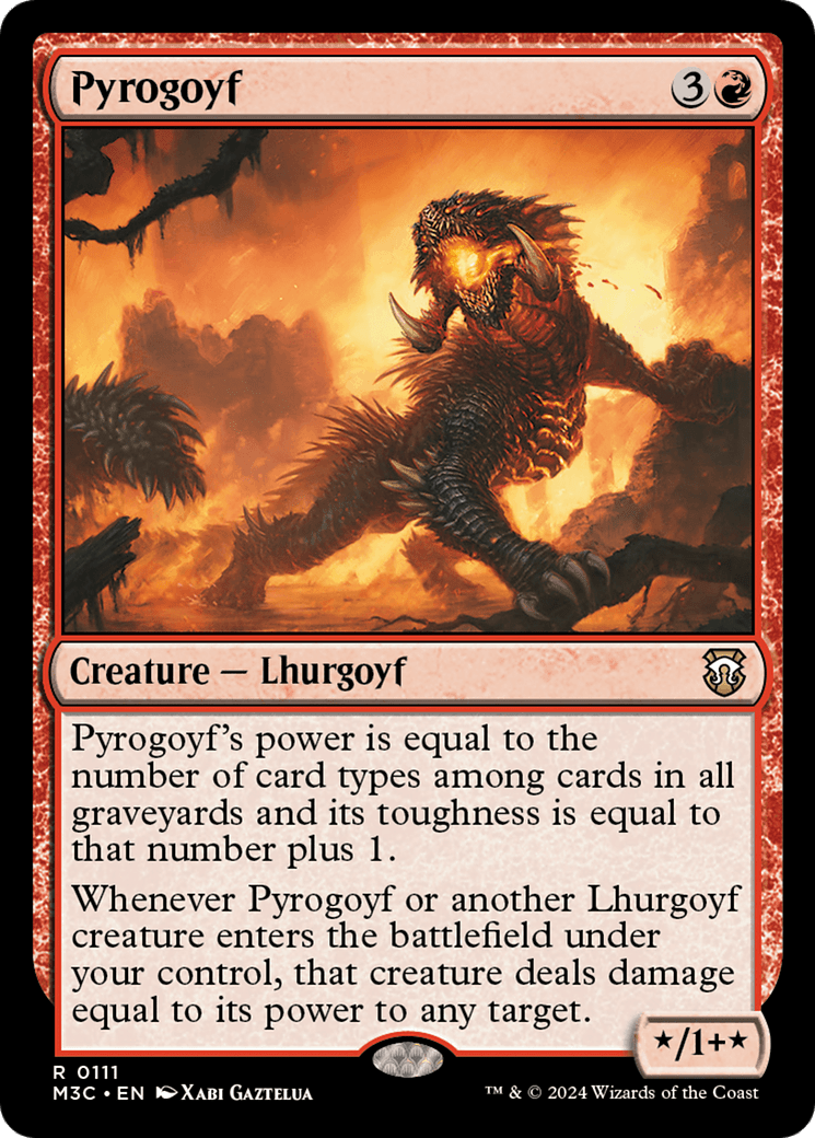 Pyrogoyf [Modern Horizons 3 Commander] MTG Single Magic: The Gathering  | Multizone: Comics And Games