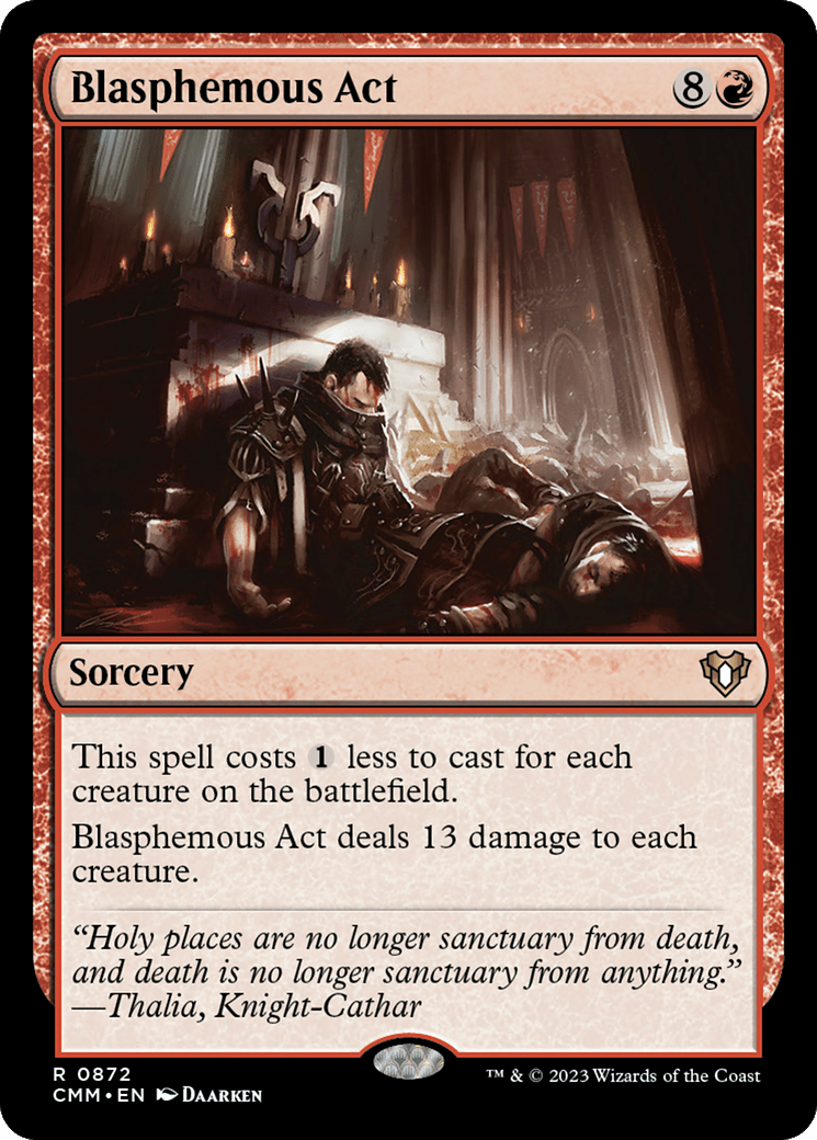 Blasphemous Act [Commander Masters] MTG Single Magic: The Gathering  | Multizone: Comics And Games