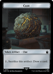 Copy // Clue (0021) Double-Sided Token [Doctor Who Tokens] MTG Single Magic: The Gathering  | Multizone: Comics And Games