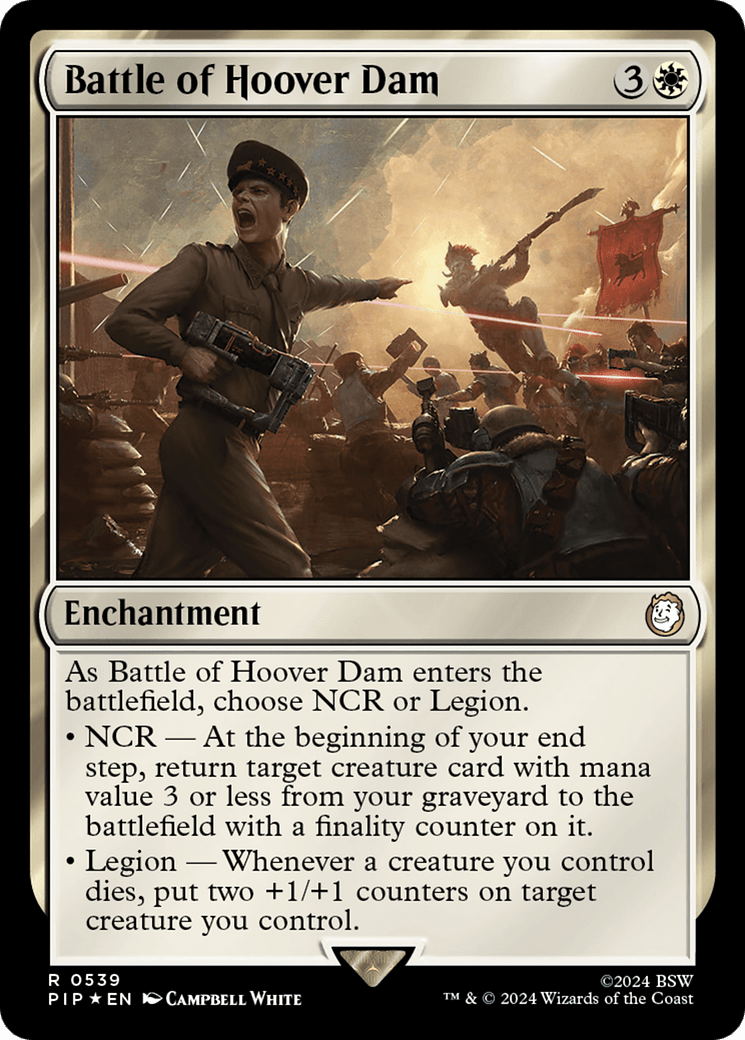 Battle of Hoover Dam (Surge Foil) [Fallout] MTG Single Magic: The Gathering  | Multizone: Comics And Games