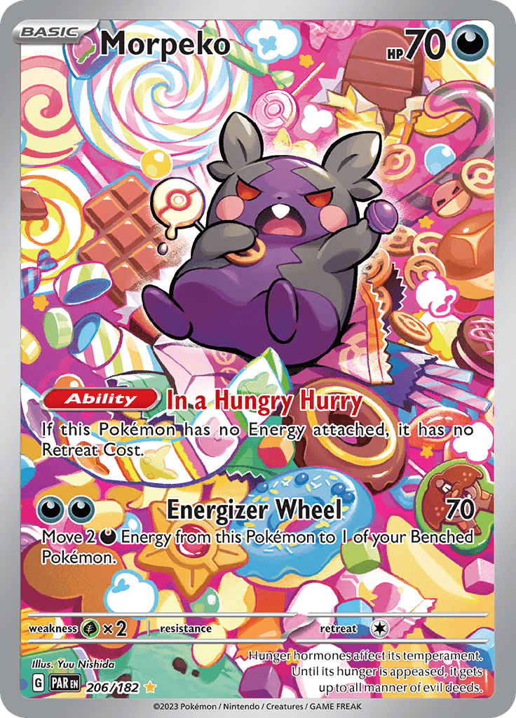 Morpeko (206/182) [Scarlet & Violet: Paradox Rift] Pokemon Single Pokémon  | Multizone: Comics And Games