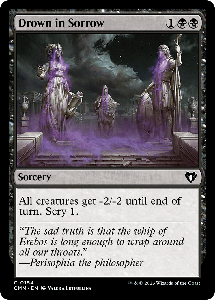 Drown in Sorrow [Commander Masters] MTG Single Magic: The Gathering  | Multizone: Comics And Games