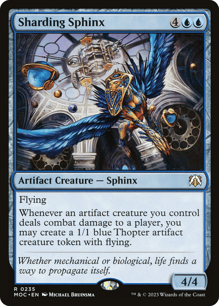 Sharding Sphinx [March of the Machine Commander] MTG Single Magic: The Gathering  | Multizone: Comics And Games