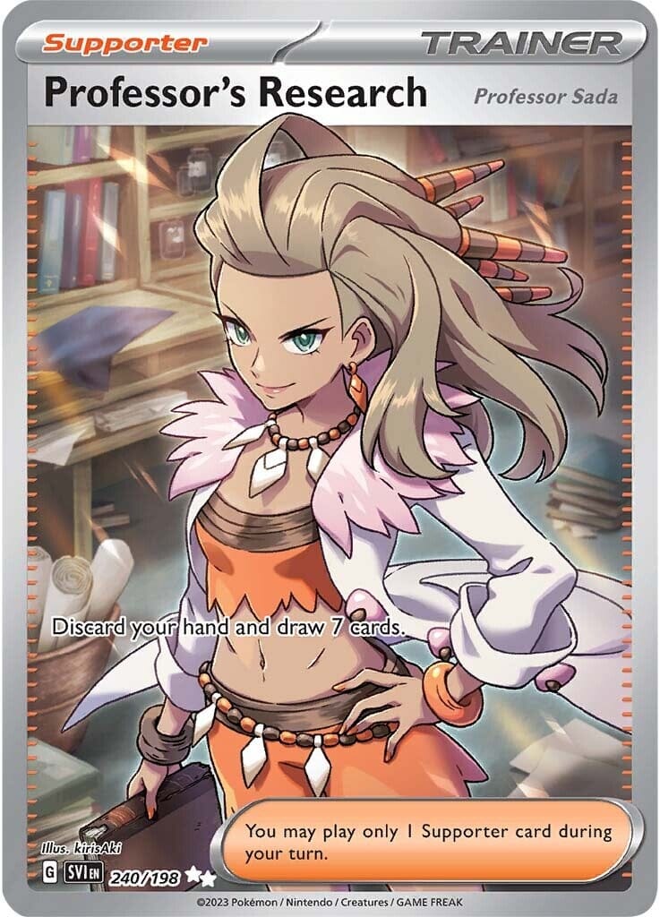 Professor's Research (240/198) [Scarlet & Violet: Base Set] Pokemon Single Pokémon  | Multizone: Comics And Games