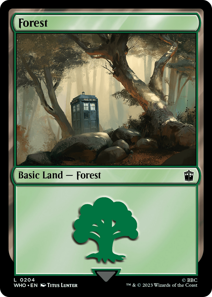 Forest (0204) [Doctor Who] MTG Single Magic: The Gathering  | Multizone: Comics And Games
