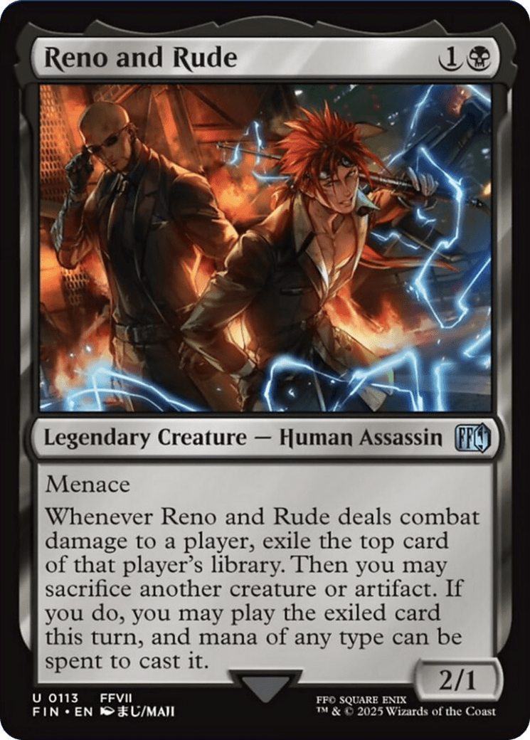 Reno and Rude [FINAL FANTASY] MTG Single Magic: The Gathering  | Multizone: Comics And Games