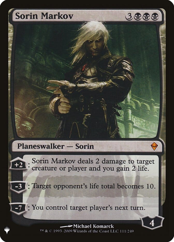 Sorin Markov [Mystery Booster] MTG Single Magic: The Gathering  | Multizone: Comics And Games