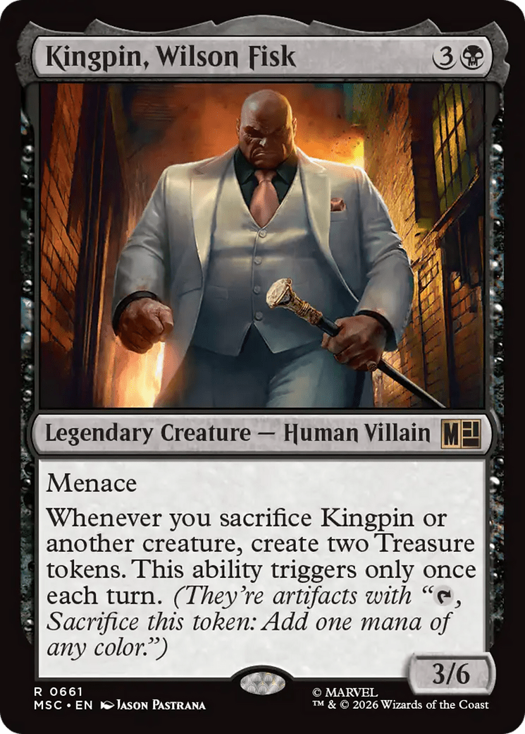 Kingpin, Wilson Fisk [Marvel Super Heroes Commander] MTG Single Magic: The Gathering  | Multizone: Comics And Games