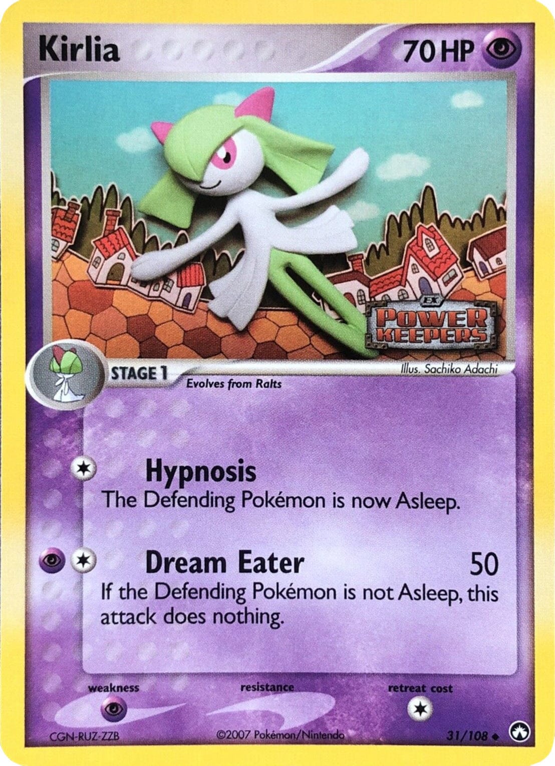 Kirlia (31/108) (Stamped) [EX: Power Keepers] Pokemon Single Pokémon  | Multizone: Comics And Games