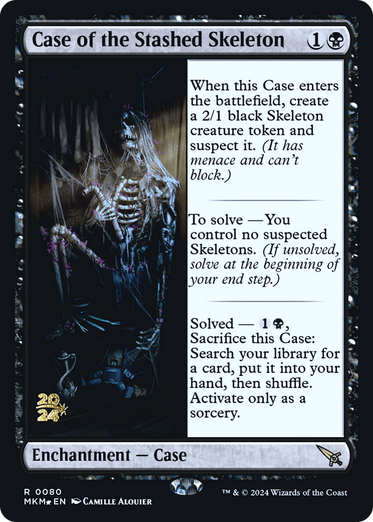 Case of the Stashed Skeleton [Murders at Karlov Manor Prerelease Promos] MTG Single Magic: The Gathering  | Multizone: Comics And Games