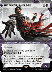 Ezio Auditore da Firenze (Showcase) (Textured Foil) [Assassin's Creed] MTG Single Magic: The Gathering  | Multizone: Comics And Games