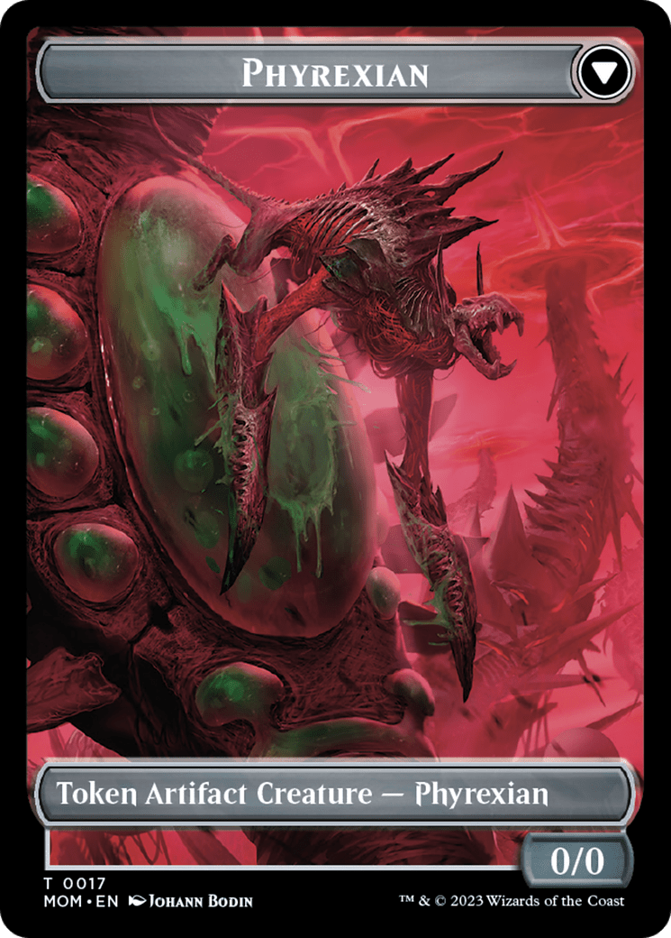 Incubator // Phyrexian (17) Double-Sided Token [March of the Machine Tokens] MTG Single Magic: The Gathering  | Multizone: Comics And Games