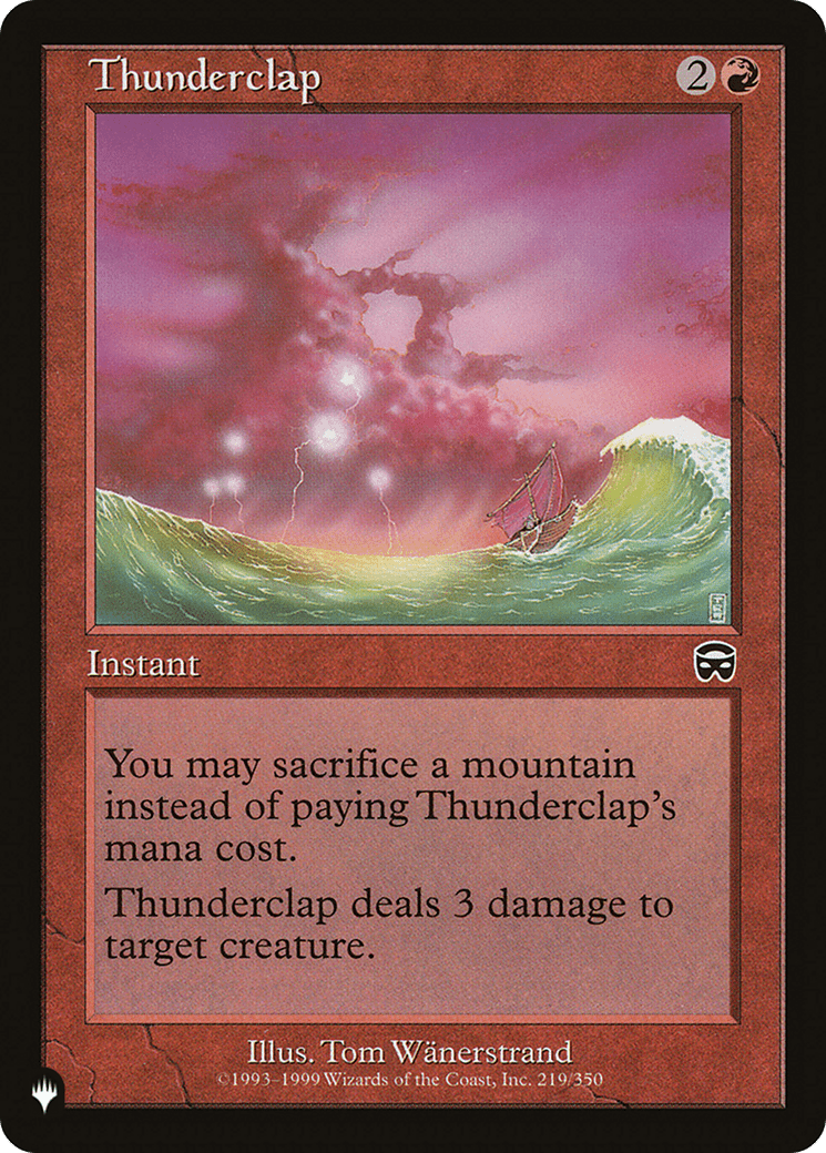 Thunderclap [The List] MTG Single Magic: The Gathering  | Multizone: Comics And Games