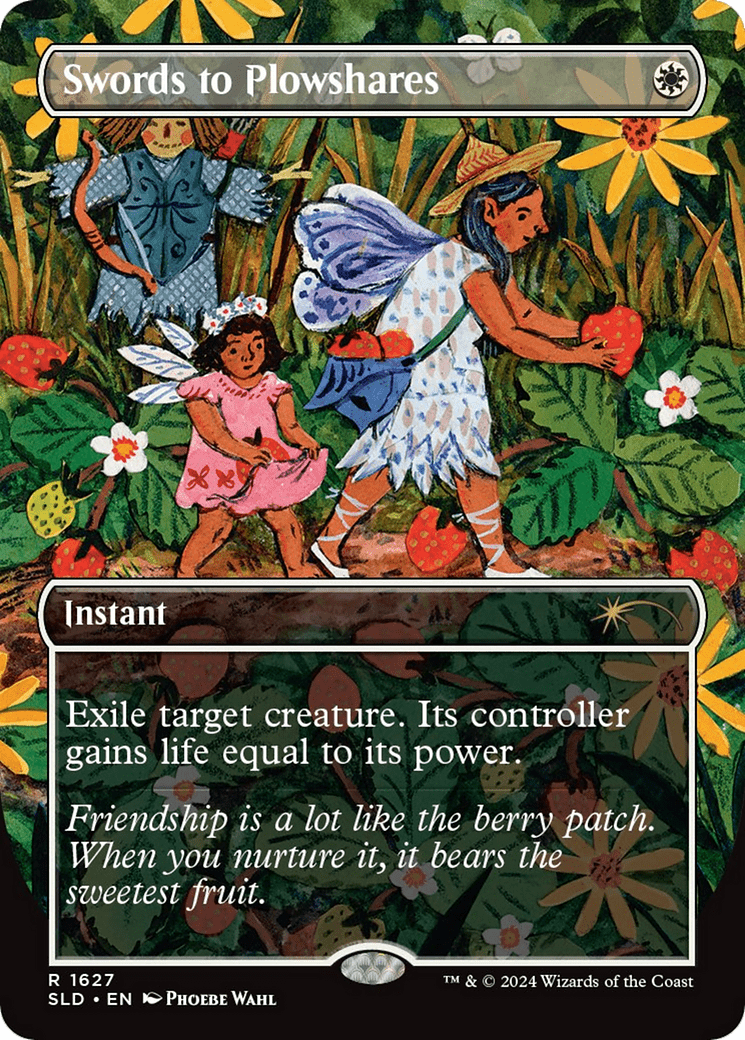 Swords to Plowshares (1627) [Secret Lair Drop Series] MTG Single Magic: The Gathering  | Multizone: Comics And Games