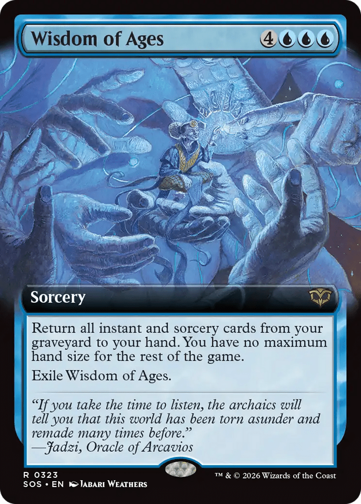 Wisdom of Ages (Extended Art) [Secrets of Strixhaven] MTG Single Magic: The Gathering  | Multizone: Comics And Games
