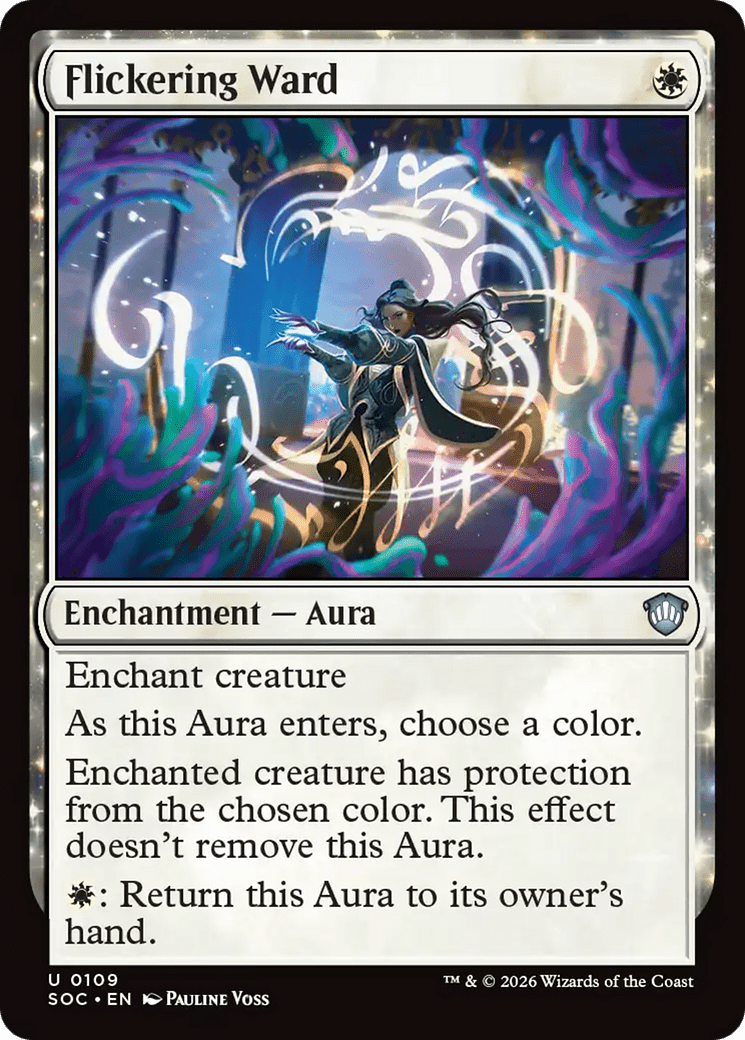 Flickering Ward [Secrets of Strixhaven Commander] MTG Single Magic: The Gathering  | Multizone: Comics And Games