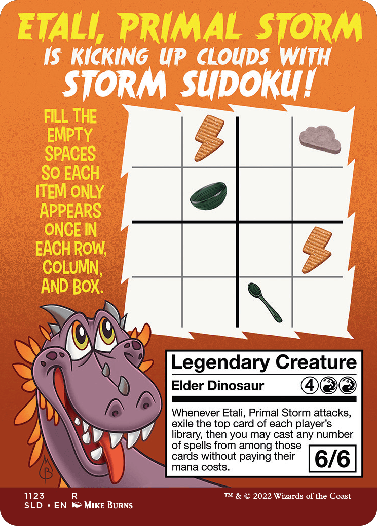 Etali, Primal Storm (Borderless) [Secret Lair Drop Series] MTG Single Magic: The Gathering  | Multizone: Comics And Games