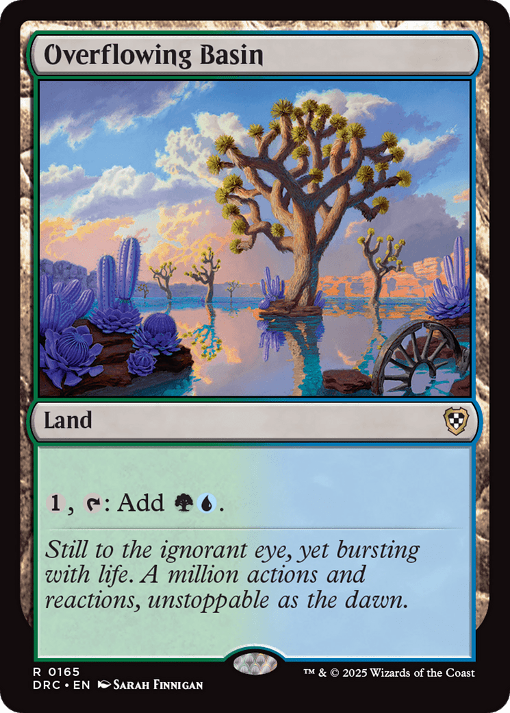 Overflowing Basin [Aetherdrift Commander] MTG Single Magic: The Gathering  | Multizone: Comics And Games