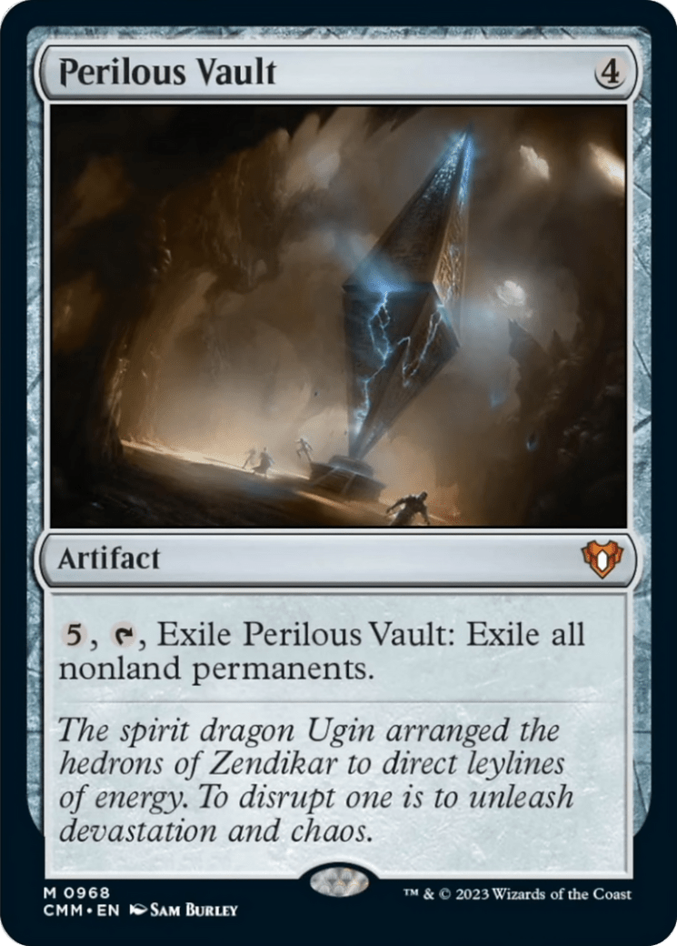 Perilous Vault [Commander Masters] MTG Single Magic: The Gathering  | Multizone: Comics And Games