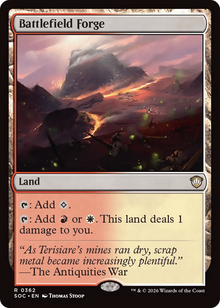 Battlefield Forge [Secrets of Strixhaven Commander] MTG Single Magic: The Gathering  | Multizone: Comics And Games