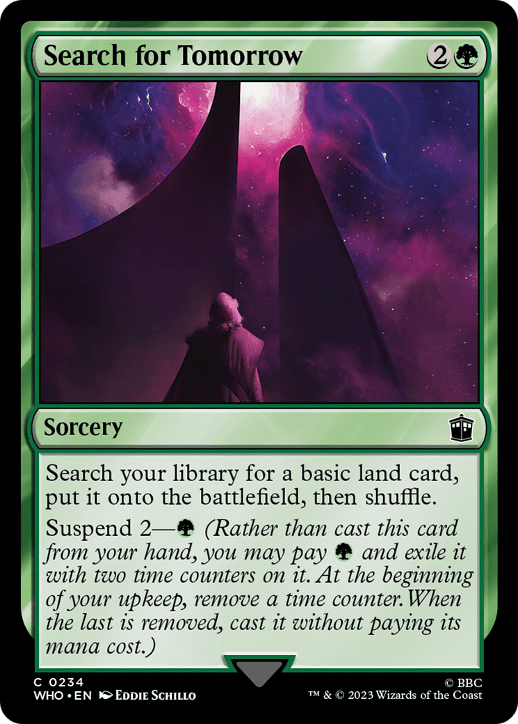 Search for Tomorrow [Doctor Who] MTG Single Magic: The Gathering  | Multizone: Comics And Games