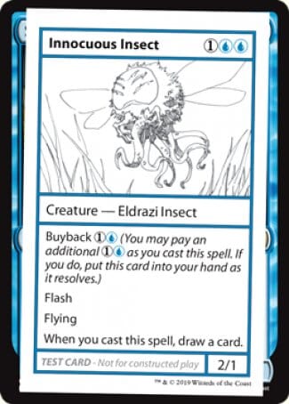 Innocuous Insect (2021 Edition) [Mystery Booster Playtest Cards] MTG Single Magic: The Gathering  | Multizone: Comics And Games