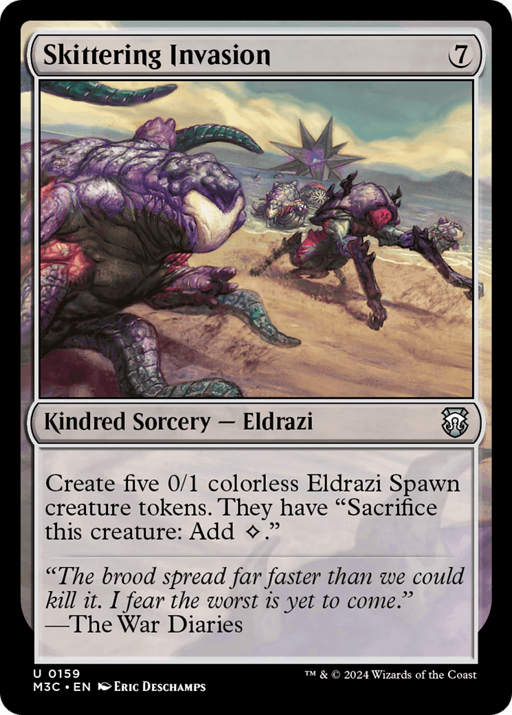 Skittering Invasion (Ripple Foil) [Modern Horizons 3 Commander] MTG Single Magic: The Gathering  | Multizone: Comics And Games