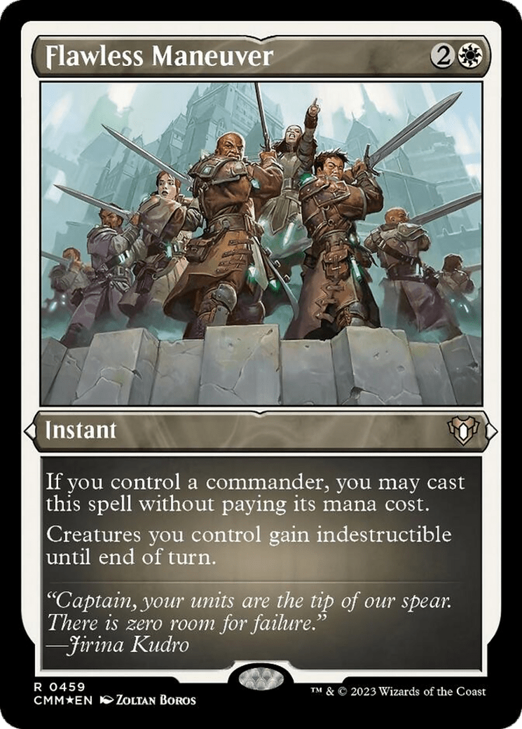 Flawless Maneuver (Foil Etched) [Commander Masters] MTG Single Magic: The Gathering  | Multizone: Comics And Games