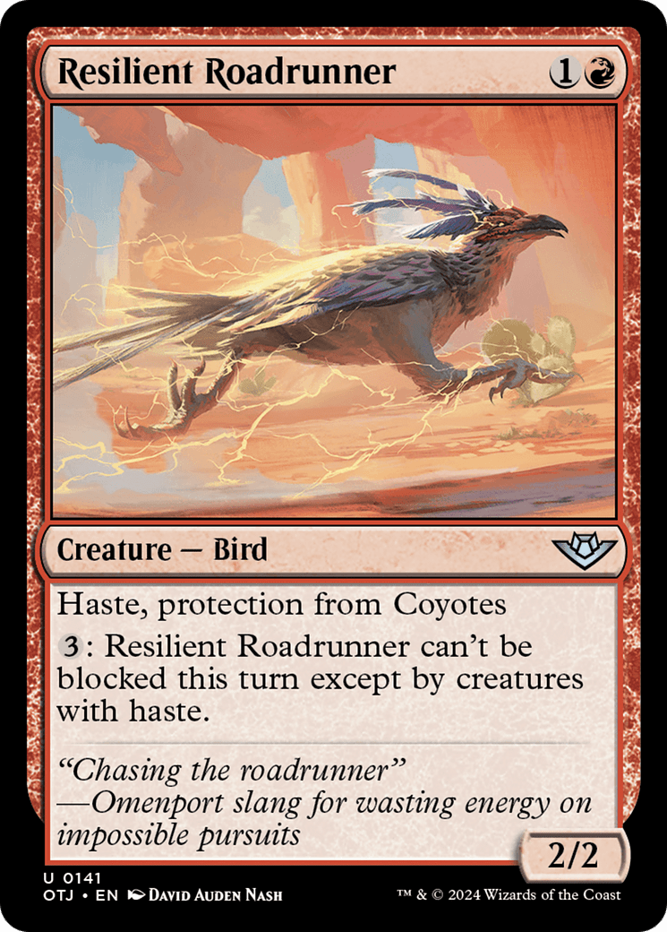 Resilient Roadrunner [Outlaws of Thunder Junction] MTG Single Magic: The Gathering  | Multizone: Comics And Games